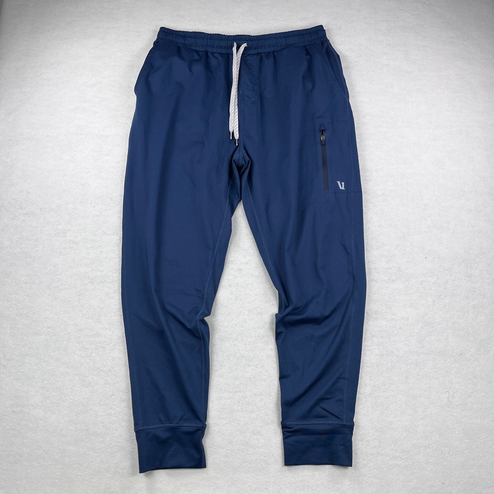 Vuori Performance Jogger Mens Navy Blue Tapered Athletic Pants Size L/XL